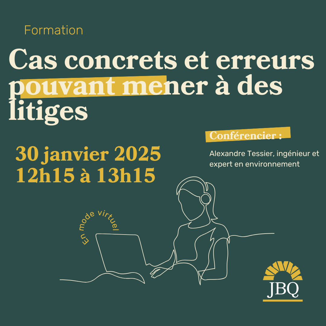 Cas concrets et erreurs pouvant mener à des litiges