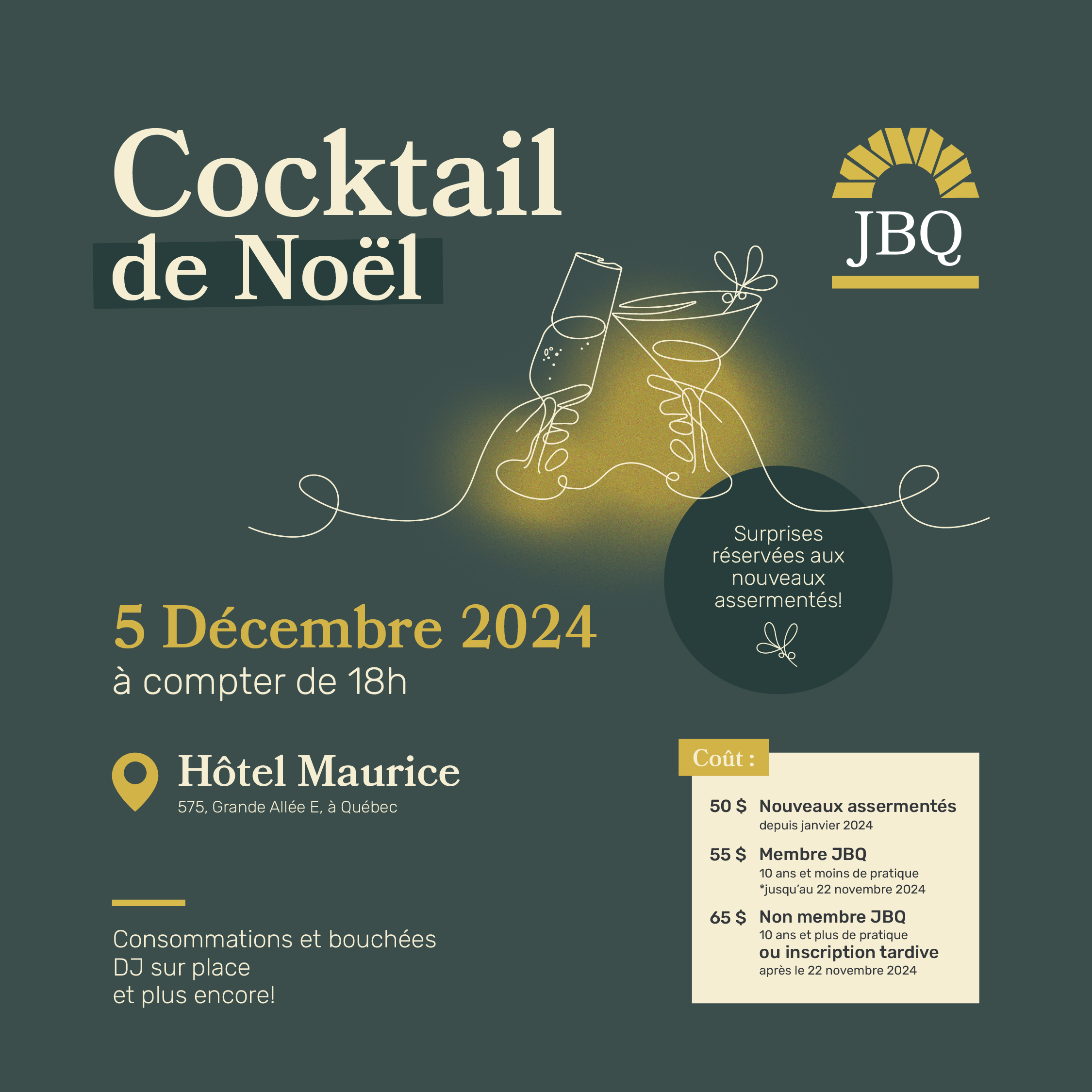 Cocktail de Noël JBQ 